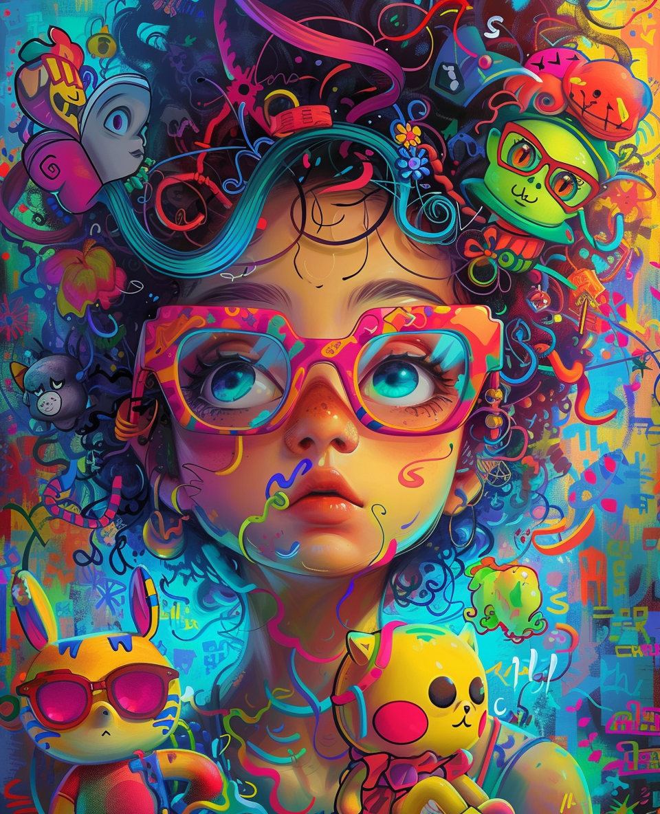 Neonpunk Chic (Paint by Numbers)