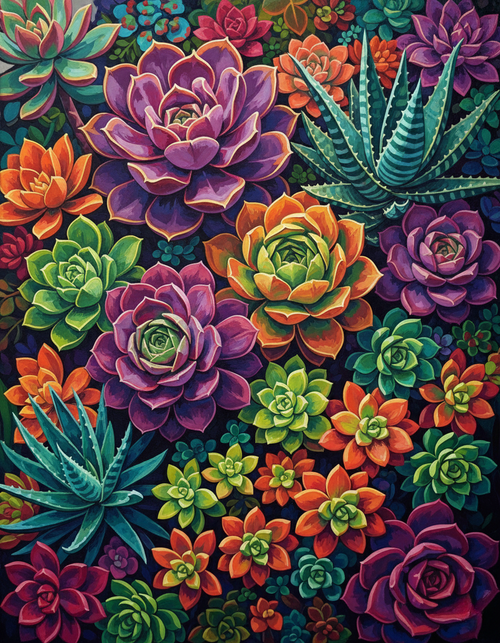 Desert Jewels (Board Canvas)
