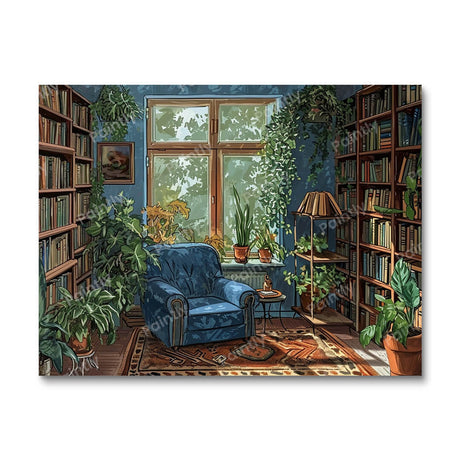 Nostalgic Library (Diamond Painting) Diamond Painting kit