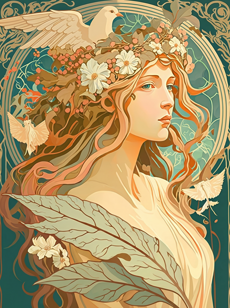 Nouveau Greek Goddess