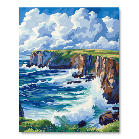 Ocean Cliff (Diamond Painting) Diamond Painting kit
