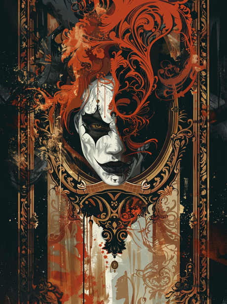 Ornate Clown Portrait