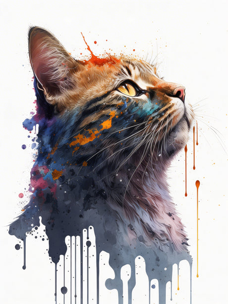 Paint Splash Cat II by Avery