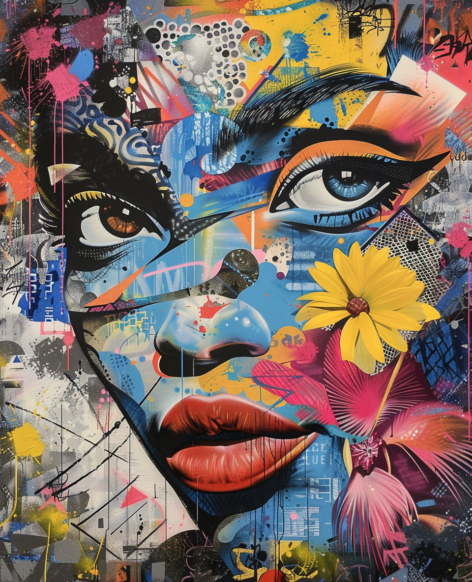 Painted Street Gaze