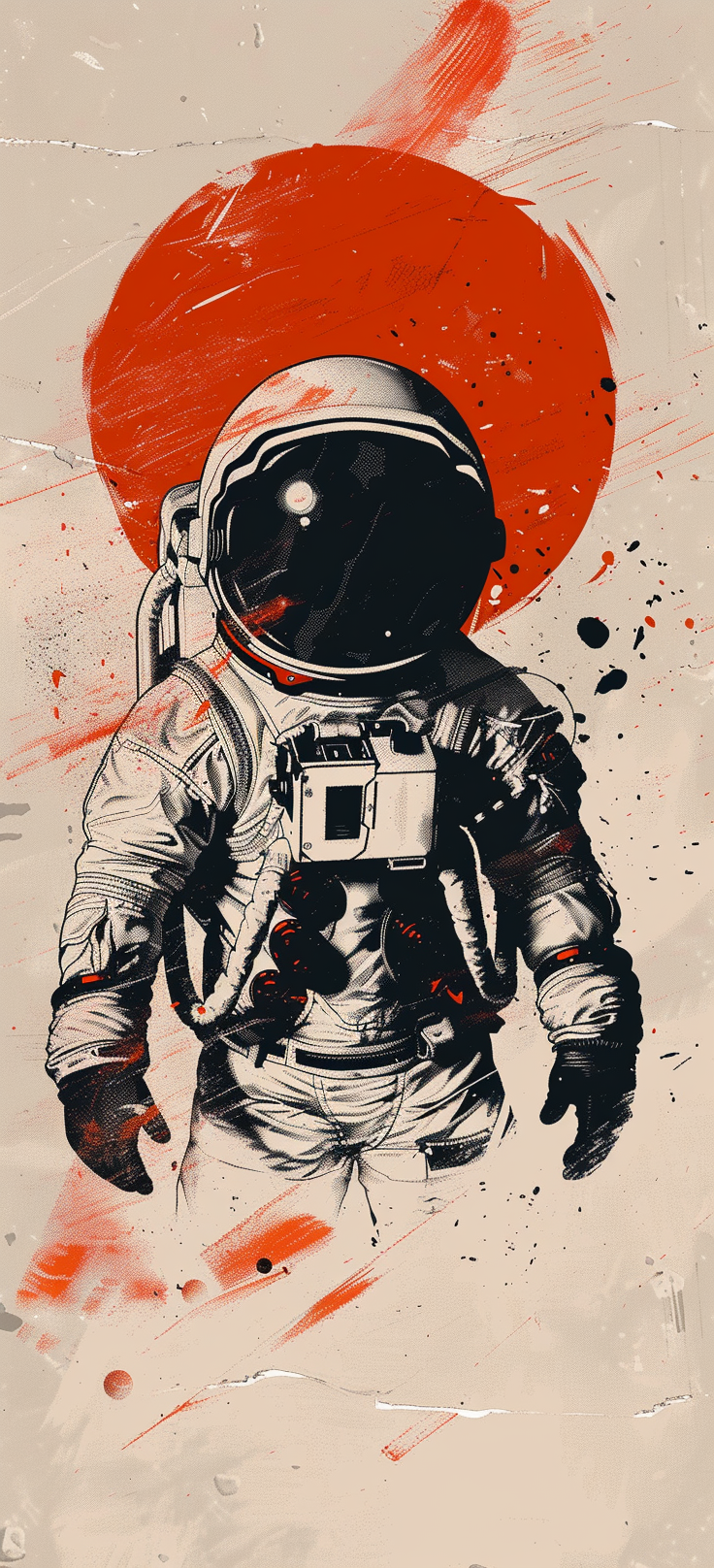 Astronaut in Red