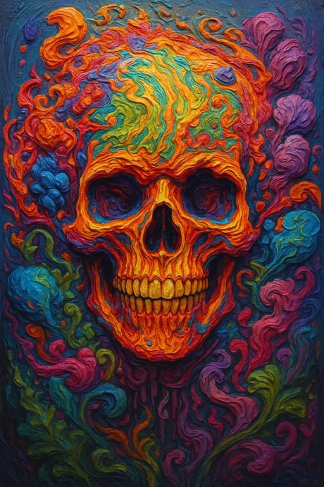 Psychedelic Remains (Diamond Painting) Diamond Painting kit
