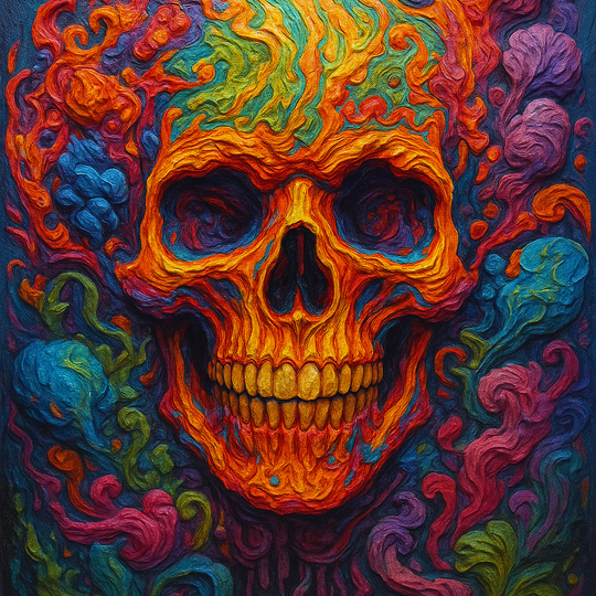 Psychedelic Remains (Diamond Painting)