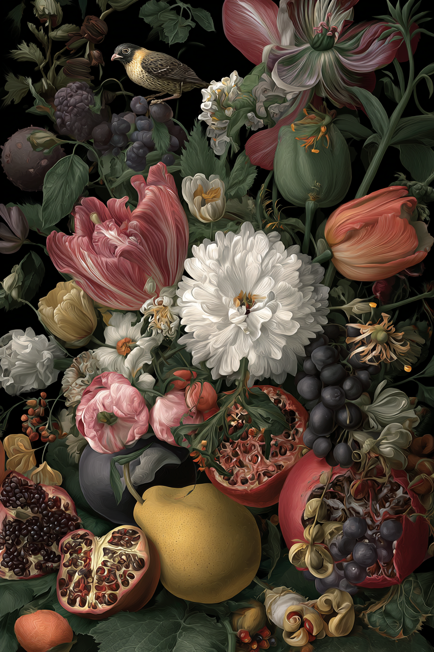 Botanical Opulence (100 Color Diamond Painting) Diamond Painting kit