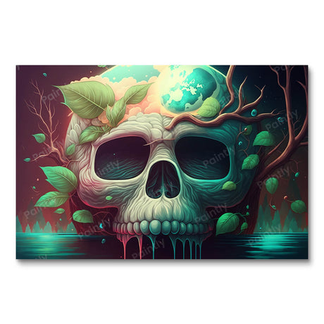 Jungle Skull VIII (Diamond Painting) Diamond Painting kit