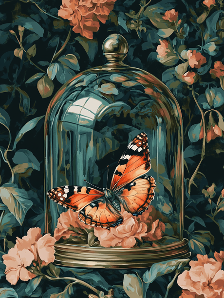 The Butterfly Jar ll (Diamond Painting) Diamond Painting kit