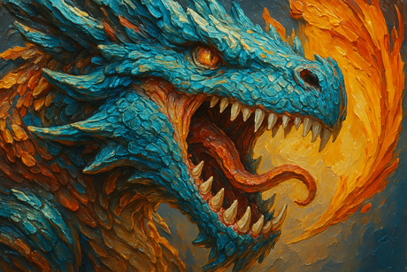 Inferno Dragon (Diamond Painting) Diamond Painting kit