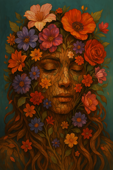 Floral Spirit of the Earth (Diamond Painting) Diamond Painting kit