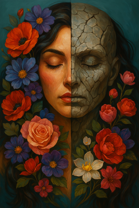 The Duality of Nature and Time (Diamond Painting) Diamond Painting kit