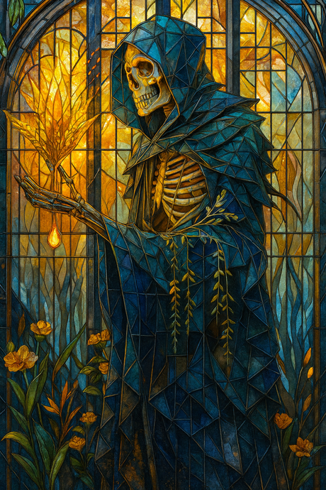 Stained Glass Eternal Reaper (Diamond Painting) Diamond Painting kit