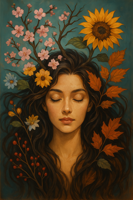 Autumn Crown Muse (Diamond Painting) Diamond Painting kit