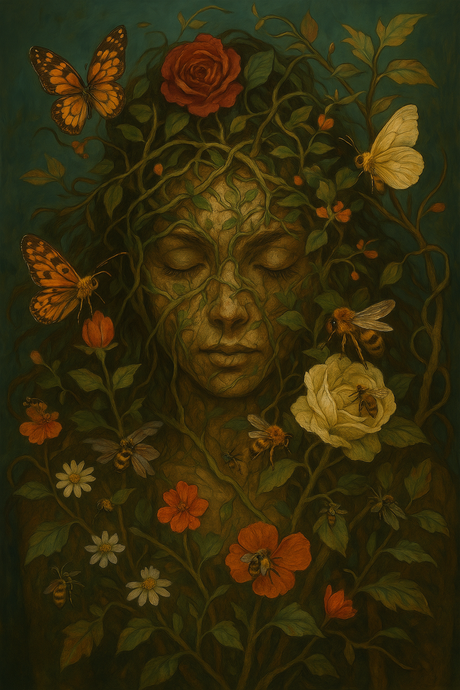 Botanical Spirit Muse (Diamond Painting) Diamond Painting kit