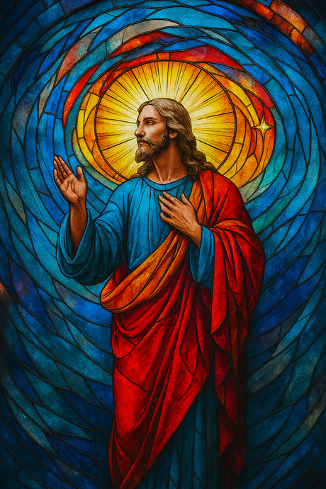 Stained Glass Light of Salvation (Diamond Painting) Diamond Painting kit