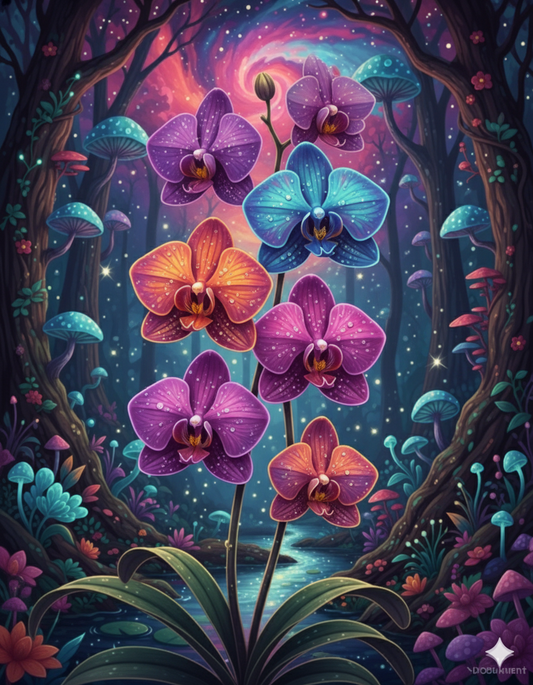 Enchanted Orchid Swirl