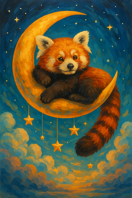Red Panda Dreams (Diamond Painting) Diamond Painting kit
