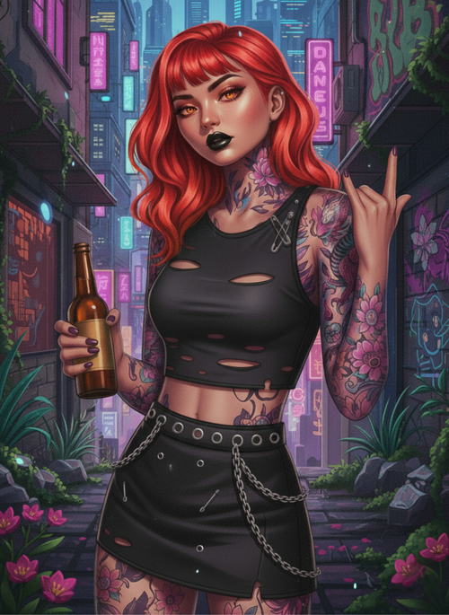 Tattooed Rebel, Flying Blimps