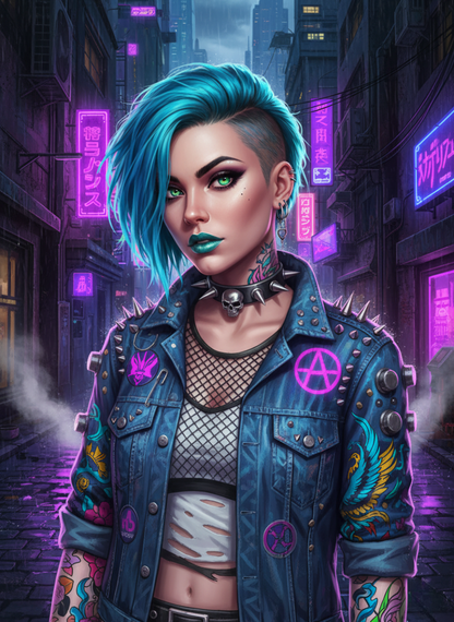 Neon Anarchy (100 Color Diamond Painting) Diamond Painting kit