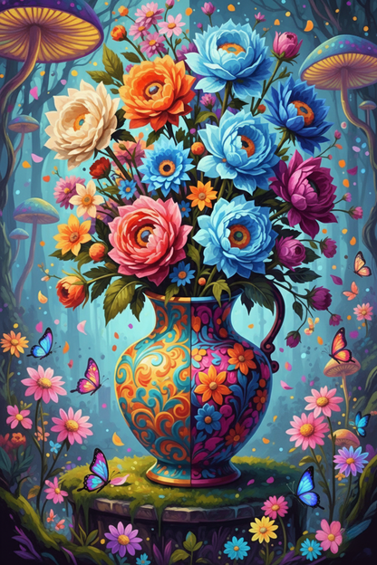 Butterfly Bloom (100 Color Diamond Painting) Diamond Painting kit