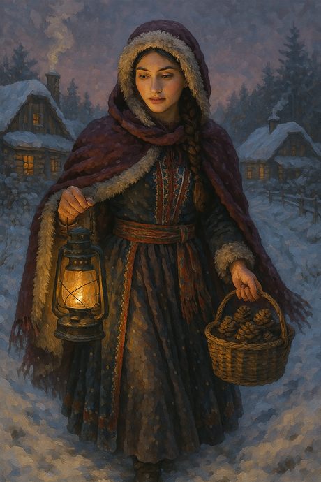 Serbian Snow Maiden (Diamond Painting) Diamond Painting kit