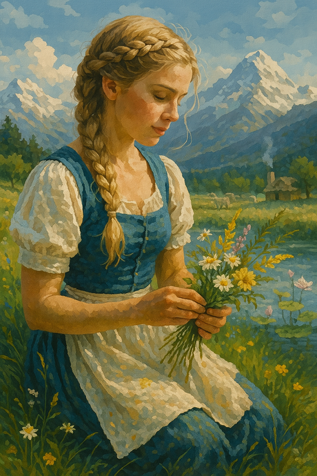 Alpine Meadow Healer (Diamond Painting) Diamond Painting kit