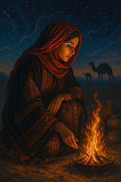 Bedouin Flame Keeper (Diamond Painting) Diamond Painting kit