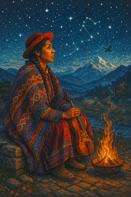 Andes Star Watcher (Diamond Painting) Diamond Painting kit
