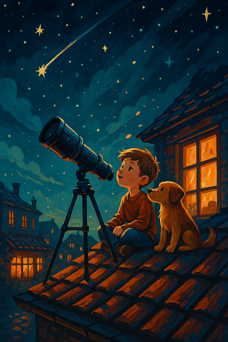 Wishes On The Rooftop (Diamond Painting) Diamond Painting kit