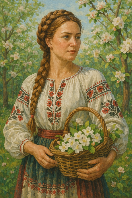 Ukrainian Orchard Keeper (Diamond Painting) Diamond Painting kit