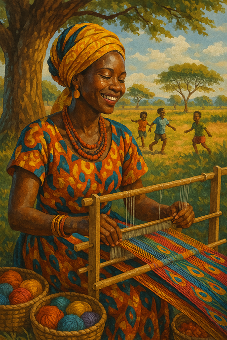 Tanzanian Sun Weaver (Diamond Painting) Diamond Painting kit
