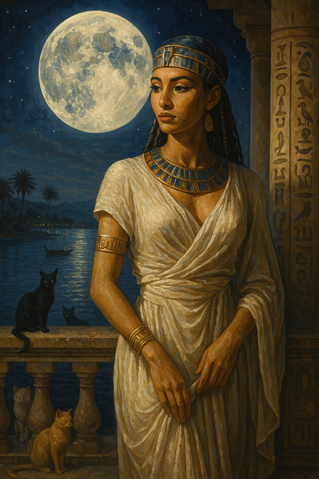 Egyptian Moon Queen (Diamond Painting) Diamond Painting kit
