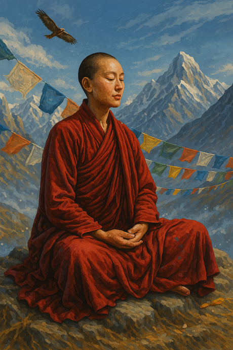 Tibetan Sky Seeker (Diamond Painting) Diamond Painting kit