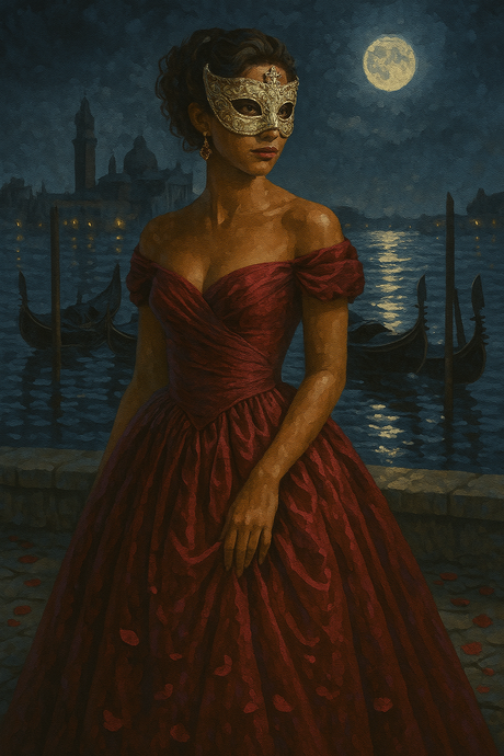 Venetian Masked Dancer (Diamond Painting) Diamond Painting kit