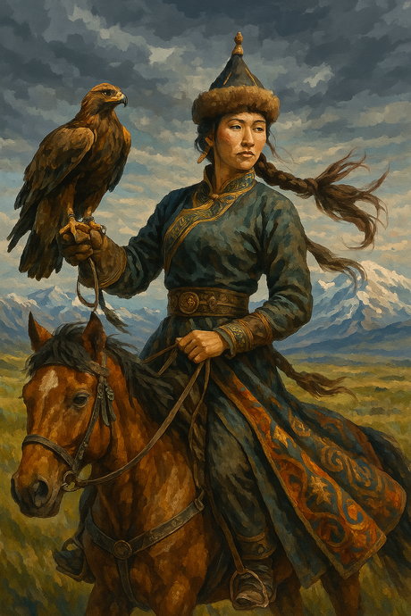 Mongolian Sky Guardian (Diamond Painting) Diamond Painting kit