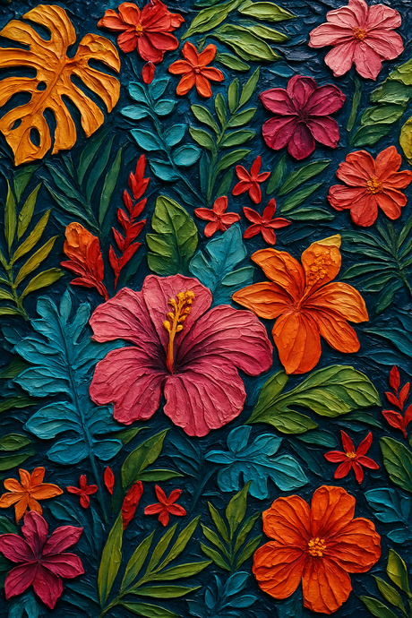 Island Blossoms (Diamond Painting) Diamond Painting kit