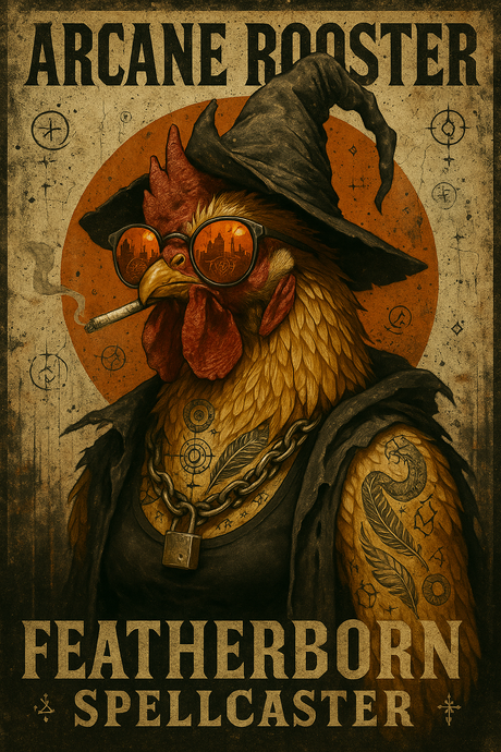 Arcane Rooster Paint by Numbers kit