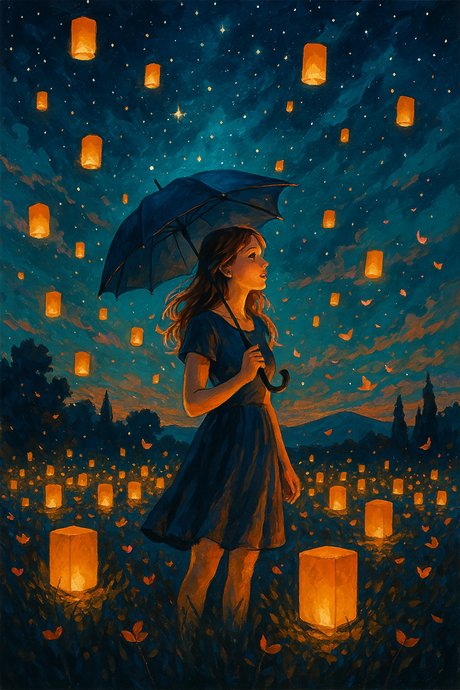 Night Of Floating Dreams (Diamond Painting) Diamond Painting kit