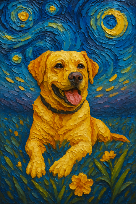 Starry Pup (Diamond Painting) Diamond Painting kit