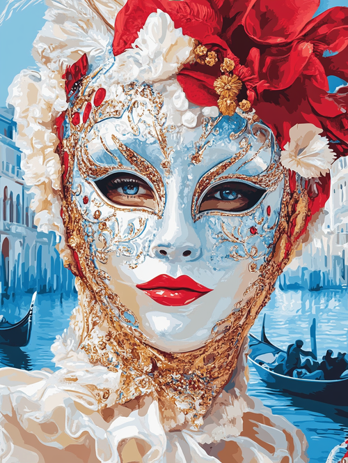 Lady of the Lagoon (Board Canvas)