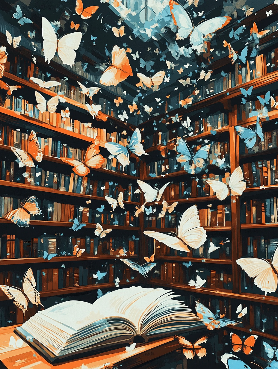 Butterflies, Magic Library Book