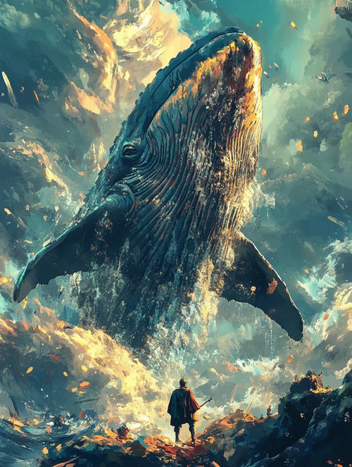 Whale Emerging, Tiny Figure