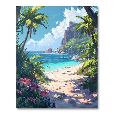 Palm Paradise (Diamond Painting) Diamond Painting kit