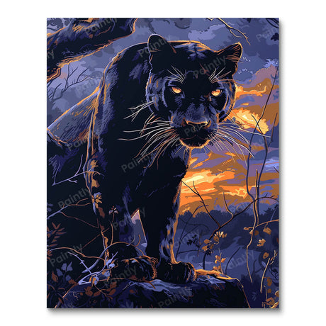 Panther Stance (Diamond Painting) Diamond Painting kit