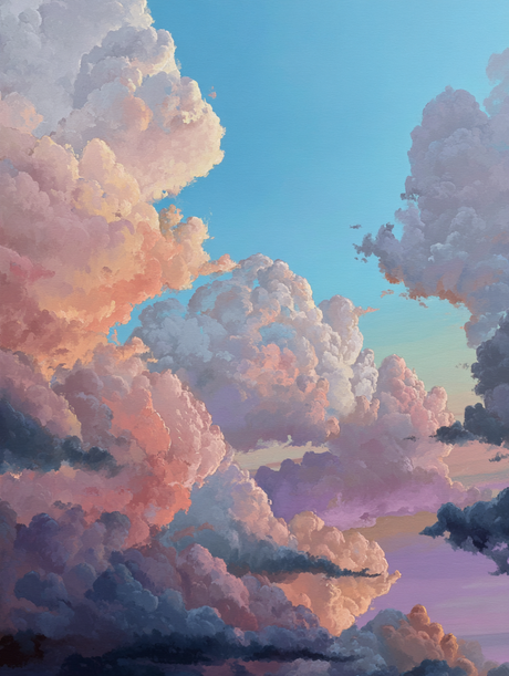Pastel Cloud Horizon (Diamond Painting) Diamond Painting kit