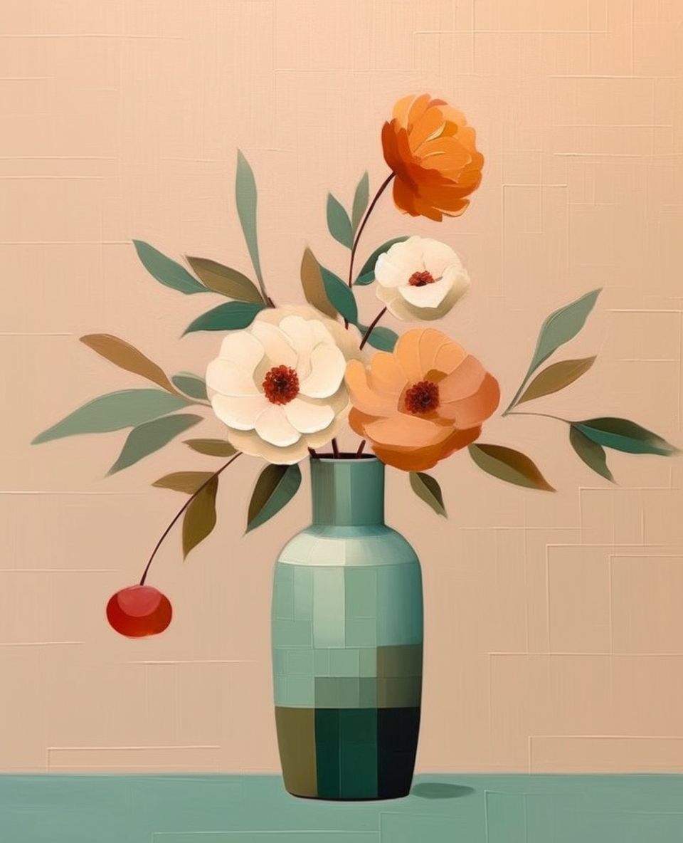 Pastel Posies (Paint by Numbers)