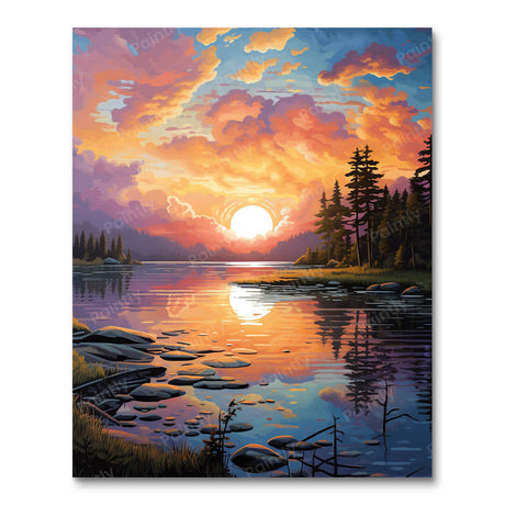 Peaceful Evening (Diamond Painting) Diamond Painting kit