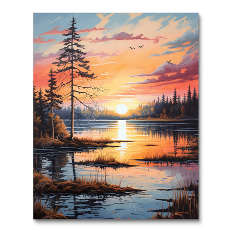 Peaceful Evening II (Diamond Painting) Diamond Painting kit